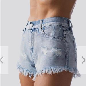 NWT! BORN PRIMITIVE’S CHEEKY FEMALE FREEDOM JORTS